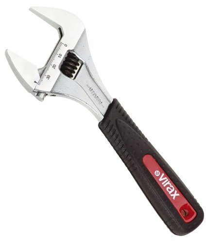 Clé à molette à grande ouverture, Virax, 6", jusqu'à 34 mm
