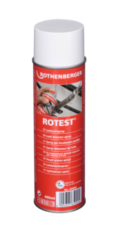Détecteur de fuites de gaz, Rothenberger ROTEST, aérosol de 400 ml