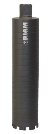 Couronne diamantée à eau pour béton, Diam Industries HELIX, Ø 200 mm, longueur utile 450 mm, raccord 5/4"