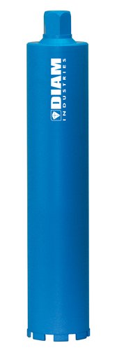 Couronne diamantée à eau pour béton, Diam Industries S3, Ø 132 mm, longueur utile 450 mm, raccord 5/4"
