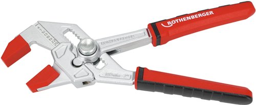 Pince-clé à mâchoires parallèles, Rothenberger ROFAST 2K, 7", ouverture jusqu'à 40 mm, avec capuchons de protection