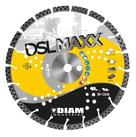 Disque diamant mixte, Diam Industries DSLMAXX, Ø 230 mm, alésage 22,23 mm