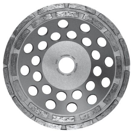 Plateau diamanté pour béton et époxy, Diam Industries PE2, Ø 125 mm, alésage 22,23 mm